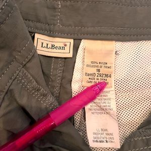 LL Bean convertible hiking pants. Boys 16